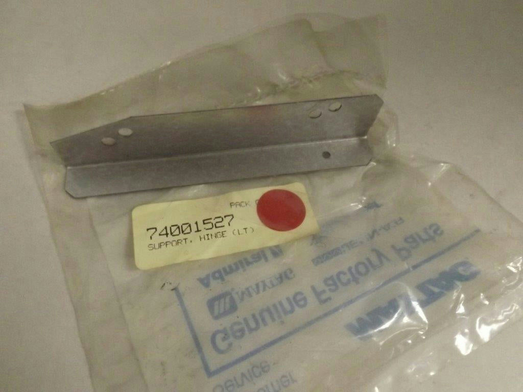 MAYTAG WHIRLPOOL STOVE 74001527 LEFT HINGE SUPPORT NEW MAYTAG WHIRLPOOL STOVE 74001527 LEFT HINGE SUPPORT NEW